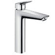 HANSGROHE - Hansgrohe Logis 190 Mitigeur lavabo, avec tirette et vidage synthétique, chromé (71090000) - vignette