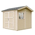 TIMBELA - Abri de Jardin Qualité Premium 5,9 m² - H252x250x294 cm - Construction de Panneaux LP Smartside - Timbela M913A - vignette
