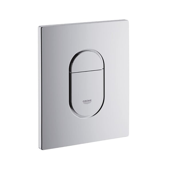 GROHE - Grohe Pack WC Bâti-support Rapid SL + WC suspendu Cersanit S-line Pro + Abattant + Plaque chrome (ARENASLPRO) - large