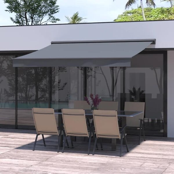 CONCEPT USINE - Store banne 3 x 2 m gris PISA - large