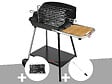 SOMAGIC - Barbecue Horizontal et Vertical Excel Grill + Malette 8 accessoires inox + Kit tournebroche - Somagic - vignette