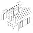 TIMBELA - LP SmartSide Niche pour chien - Niche en bois pour chiens de grande taille, usage extérieur, 80 x 118 x H94 cm, Taille L – TIMBELA M972-1 - vignette