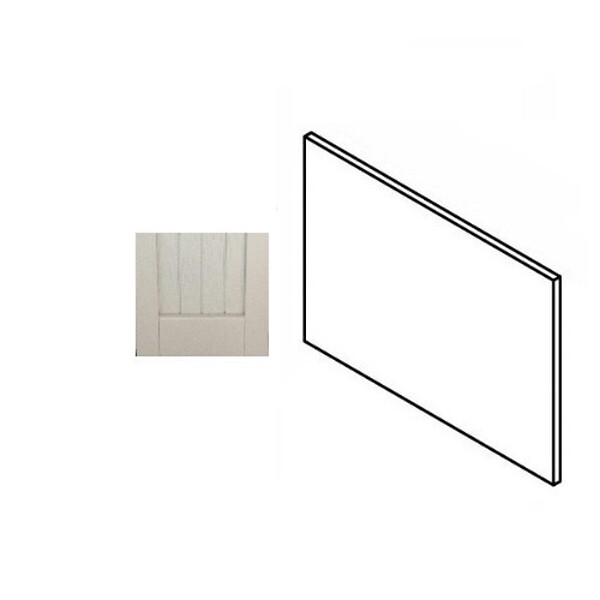 GD MENUISERIES - Porte de cuisine Nature Blanche H35xL80 cm - large