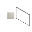 GD MENUISERIES - Porte de cuisine Nature Blanche H35xL80 cm - vignette