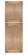 GD MENUISERIES - Porte de cuisine Nature Brut H200,4xL59,5 cm - vignette