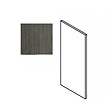 GD MENUISERIES - Porte de cuisine Har Diamant H70xL50 cm 1porte - vignette