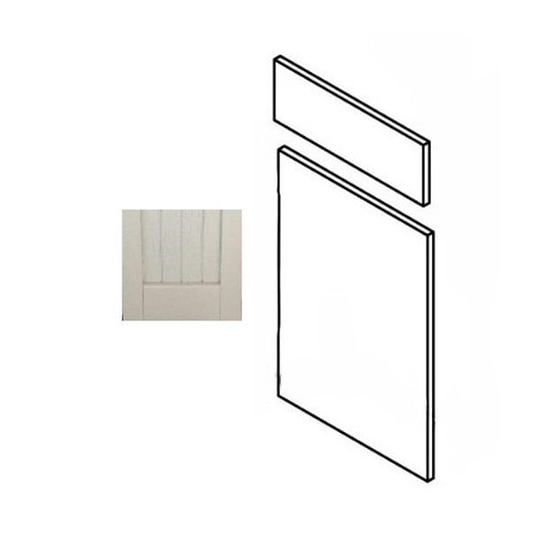 GD MENUISERIES - Porte de cuisine Nature Blanche H70xL40 cm 1 porte, 1 tiroir Vendu separement kit tiroir - large