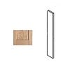 GD MENUISERIES - Porte de cuisine Nature Brut H70xL15 cm range Epice - vignette
