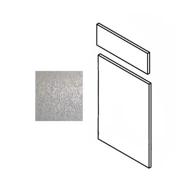 GD MENUISERIES - Porte de cuisine Har Platine H70xL60 cm 1 porte, 1 tiroir Vendu separement kit tiroir - large