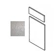 GD MENUISERIES - Porte de cuisine Har Platine H70xL60 cm 1 porte, 1 tiroir Vendu separement kit tiroir - vignette