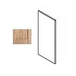 GD MENUISERIES - Porte de cuisine Nature Brut H70xL60 cm 1 porte - vignette