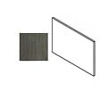 GD MENUISERIES - Porte de cuisine Har Diamant H42xL80 cm 1porte - vignette