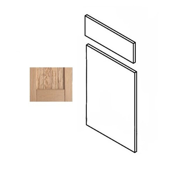 GD MENUISERIES - Porte de cuisine Nature Brut H70xL60 cm 1 porte, 1 tiroir Vendu separement kit tiroir - large