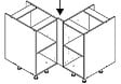 GD MENUISERIES - Fileur d'angle bas Har Platine H697 x L40 - vignette