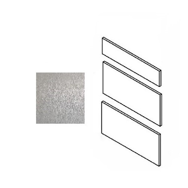GD MENUISERIES - Porte de cuisine Har Platine H70xL80 cm 3 tiroirs Vendu separement kit tiroir - large