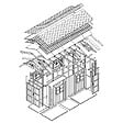 TIMBELA - Abri de Jardin Qualité Premium 11,47 m² - H252x250x530 cm - Construction de Panneaux LP Smartside - Timbela M915C-TUNDRA GREY - vignette