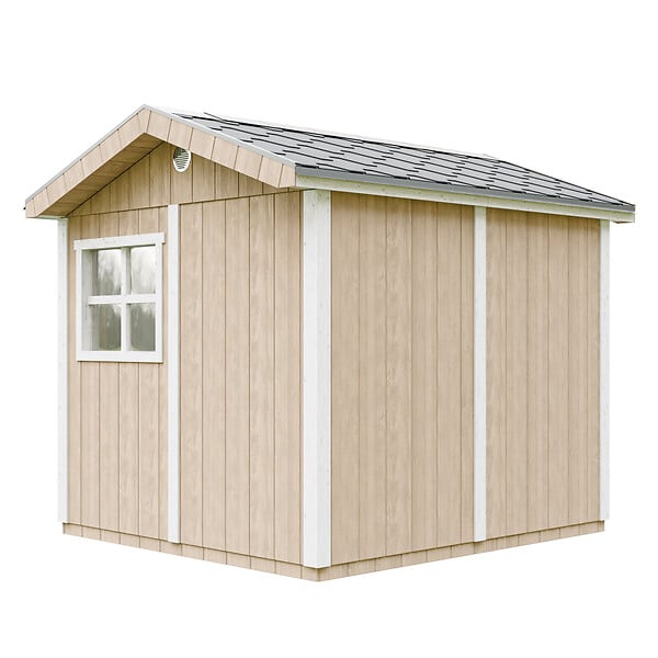 TIMBELA - Abri de Jardin Qualité Premium 5,9 m² - H252x250x294 cm - Construction de Panneaux LP Smartside - Timbela M913A-TERRA BROWN - large