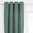 ATMOSPHERA - Rideau à œillets Tissu Vert Tilleul 140 x 260 cm - vignette
