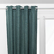 ATMOSPHERA - Rideau à œillets isolant doublure polaire Vert 140 x 260 cm - vignette
