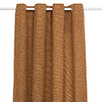 ATMOSPHERA - Rideau à œillets Tissu Marron Cannelle 140 x 260 cm - vignette