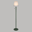 ATMOSPHERA - Lampadaire d'extérieur LED rechargeable USB base acier Vert D 18 x L 105.5 cm - vignette