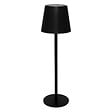 ATMOSPHERA - Lampe d'extérieur LED  rechargeable USB en acier Noir D 11 x H 37 cm - vignette