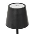 ATMOSPHERA - Lampe d'extérieur LED  rechargeable USB en acier Noir D 11 x H 37 cm - vignette
