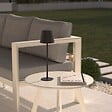 ATMOSPHERA - Lampe d'extérieur LED  rechargeable USB en acier Noir D 11 x H 37 cm - vignette