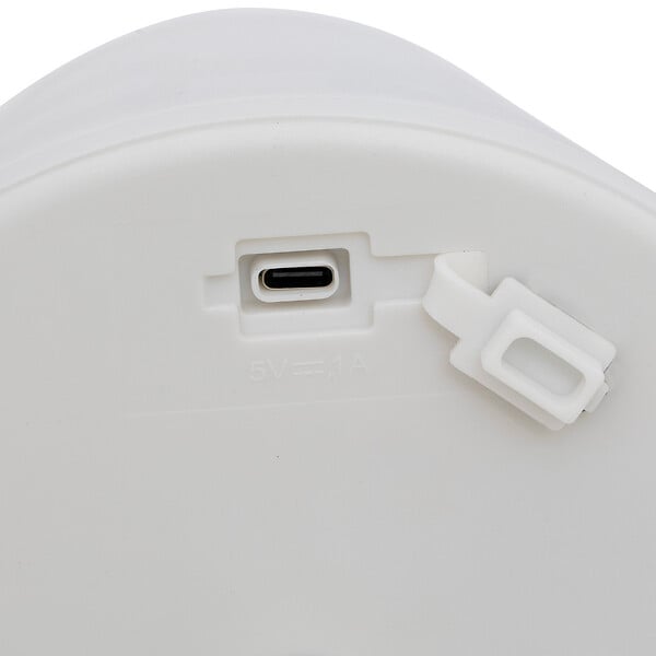 ATMOSPHERA - Lampe d'extérieur LED rechargeable USB base acier Beige D 16 x H 30 cm - large