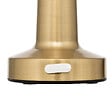 ATMOSPHERA - Lampe d'extérieur LED rechargeable USB en acier Doré effet brossé D 9 x H 21.5 cm - vignette