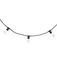 ATMOSPHERA - Guirlande lumineuse d'extérieur style guinguette 10 Ampoules LED L 520 cm - vignette