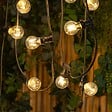 ATMOSPHERA - Guirlande lumineuse d'extérieur style guinguette 10 Ampoules LED L 520 cm - vignette