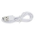 ATMOSPHERA - Lampe d'extérieur LED  rechargeable USB base acier Bleu D 16 x H 30 cm - vignette