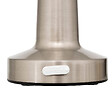 ATMOSPHERA - Lampe d'extérieur LED rechargeable USB en acier Argent effet brossé D 9 x H 21.5 cm - vignette