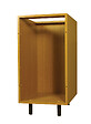 GD MENUISERIES - Caisson cuisine bas chene H 700 x L 400 x P 560 (4 Tiroirs) - vignette