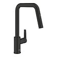 GROHE - Grohe Start mitigeur monocommande évier avec douchette 2 jets, noir mat (G306312430) - vignette