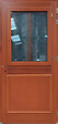 GD MENUISERIES - Porte d'entrée Bois Vitrée Vauban, H200 x L80 cm Côte Tableau p.Droit - vignette