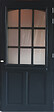 GD MENUISERIES - Porte d'entrée Bois Vitrée Alexa Gris Anthr., H215 x L90 cm Côte Tableau p.Gauche - vignette