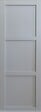 GD MENUISERIES - Porte Coulissante Greyria Gris 3 Panneaux Gris Clair H204 x L83 cm - vignette