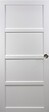 GD MENUISERIES - Porte Coulissante Tamera blanc H204 x L83 cm, Coquilles - vignette