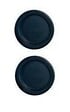 GD MENUISERIES - Porte Coulissante Blakeria Gris Anthr Vitrée H204 x L73 cm, Coquilles Noir - vignette