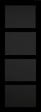 GD MENUISERIES - Porte Coulissante Telia noir 4 panneaux H204 x L73 cm - vignette