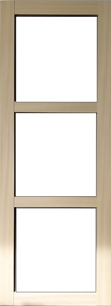 GD MENUISERIES - Porte Coulissante bois Ayous Vitrage transparent H204 x L73 cm, Rail Alu - large