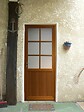 GD MENUISERIES - Porte De Service Bois Vitrée Naxos, H215 x L90 cm Côte Tableau p.Droit - vignette