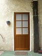 GD MENUISERIES - Porte De Service Bois Vitrée Naxos, H215 x L90 cm Côte Tableau p. Gauche - vignette
