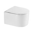 SWISS AQUA TECHNOLOGIES - WC suspendu sans bride Vortex et fixations invisibles, abattant frein de chute (SAT72010RTORP) - vignette