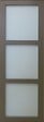 GD MENUISERIES - Porte Coulissante Gris Taupe RAL 7006 Vitrée H204 x L83 cm, rail alu blanc - vignette