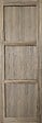 GD MENUISERIES - Porte Coulissante bois Frake 3 Panneaux H204 x L73 cm - vignette