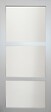 GD MENUISERIES - Porte Coulissante Greyria Gris Clair Vitrée H204 x L93 cm, Rail Alu - vignette
