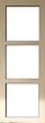 GD MENUISERIES - Porte Coulissante bois Ayous Vitrage transparent H204 x L83 cm, Rail alu bandeau noir - vignette